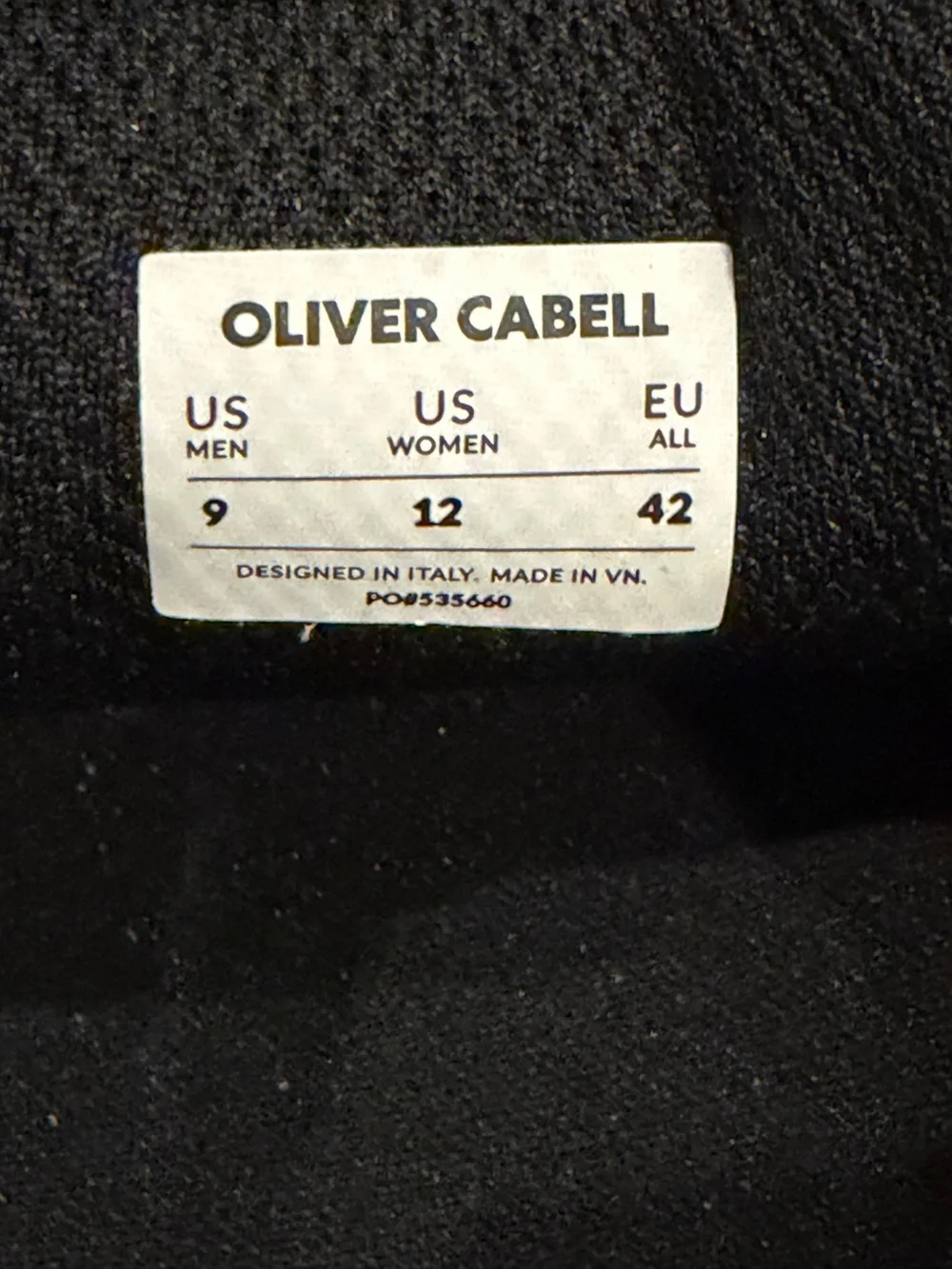 Oliver Cabell Low 1 belmont Size 9